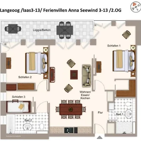 Apartmentvilla Anna Apartmentvilla Anna 3-13 아파트
